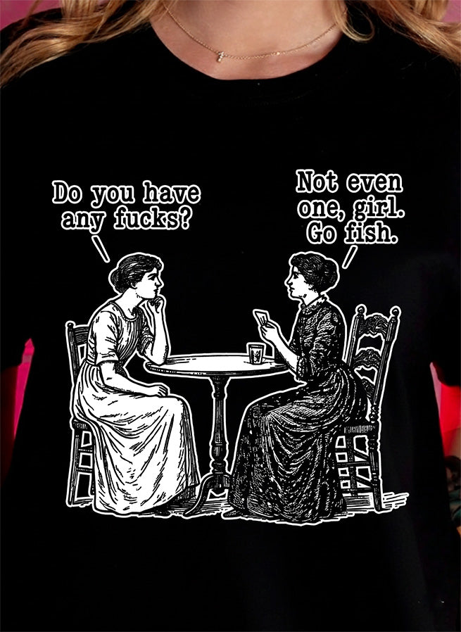 Go Fish: The "Zero Fucks" Club - DTF Transfer