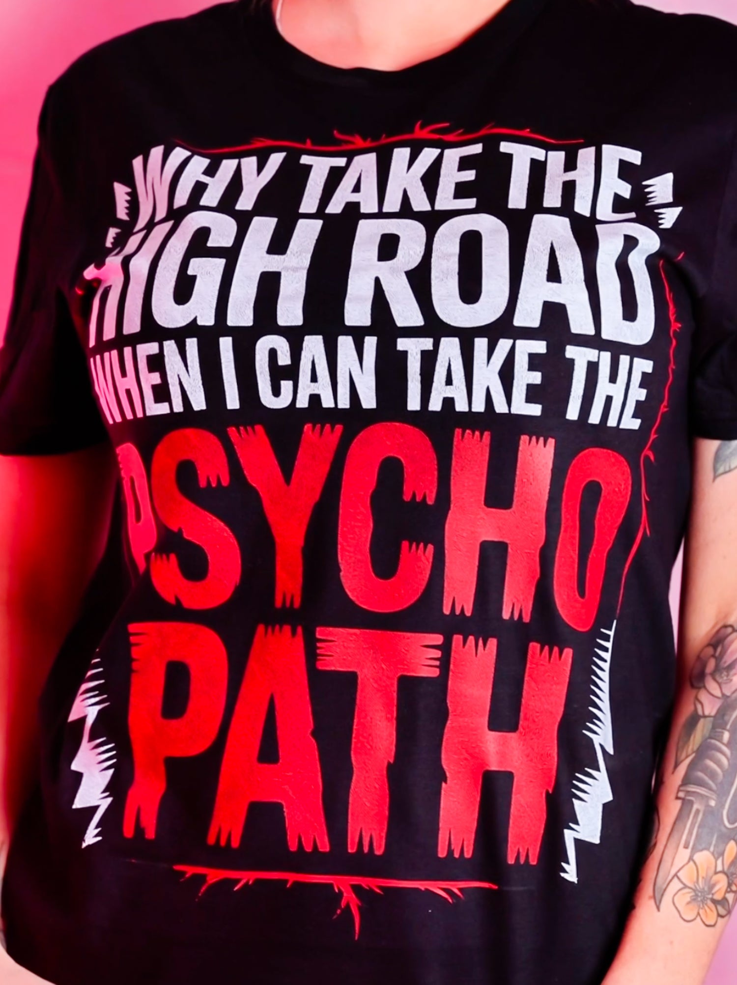 Why Take The High Road -DTF Transfer