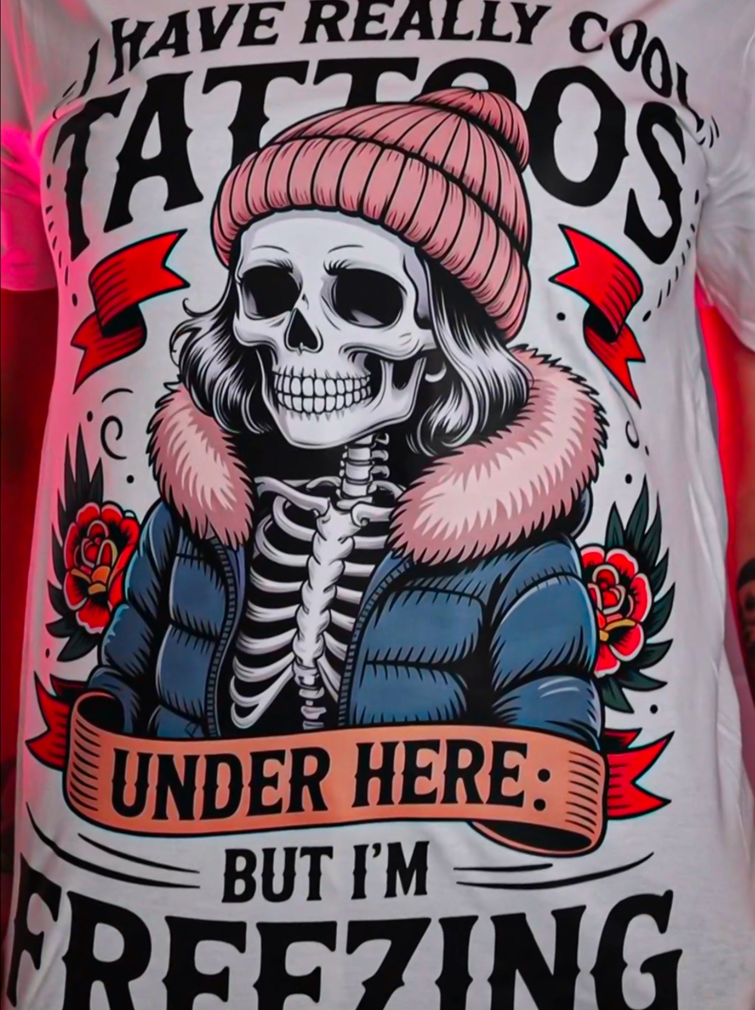 I Have Really Cool Tattoos In Color - DTF Transfer