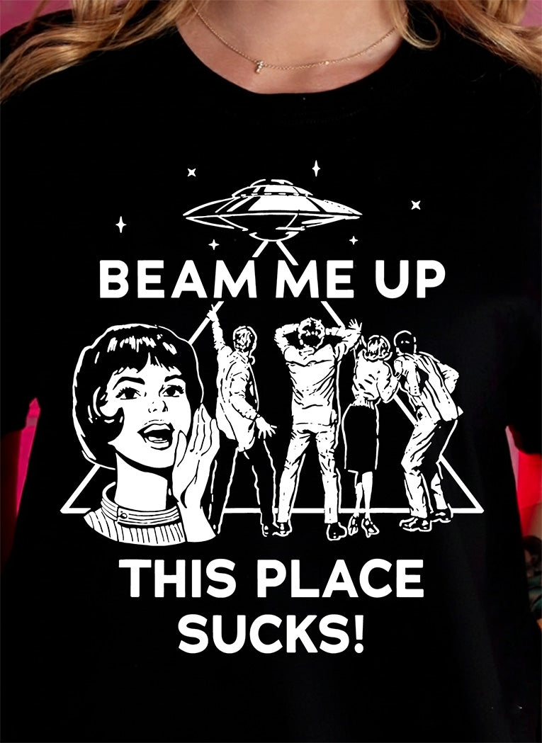 Beam Me Up - DTF Transfer