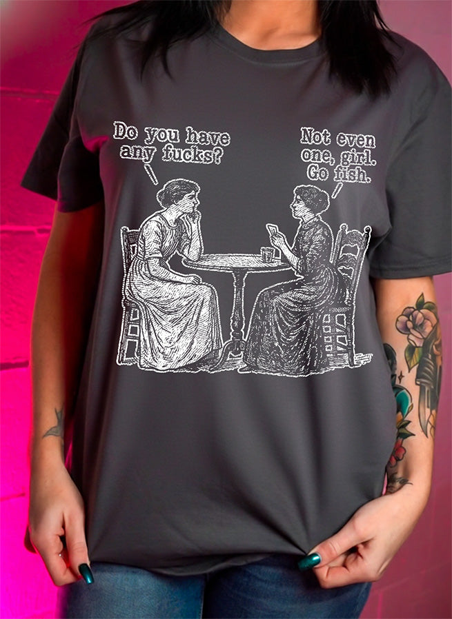 Go Fish: The "Zero Fucks" Club - DTF Transfer