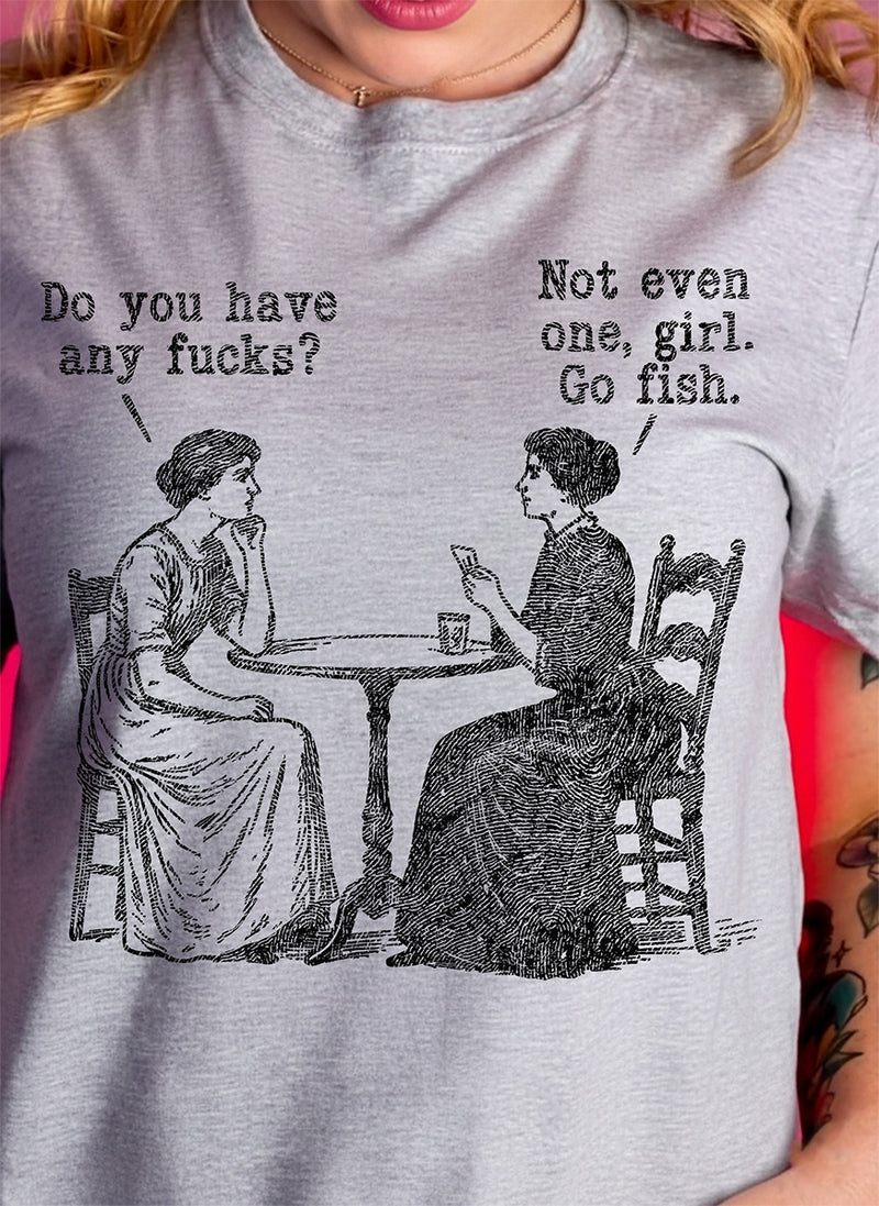 Go Fish: The "Zero Fucks" Club - DTF Transfer