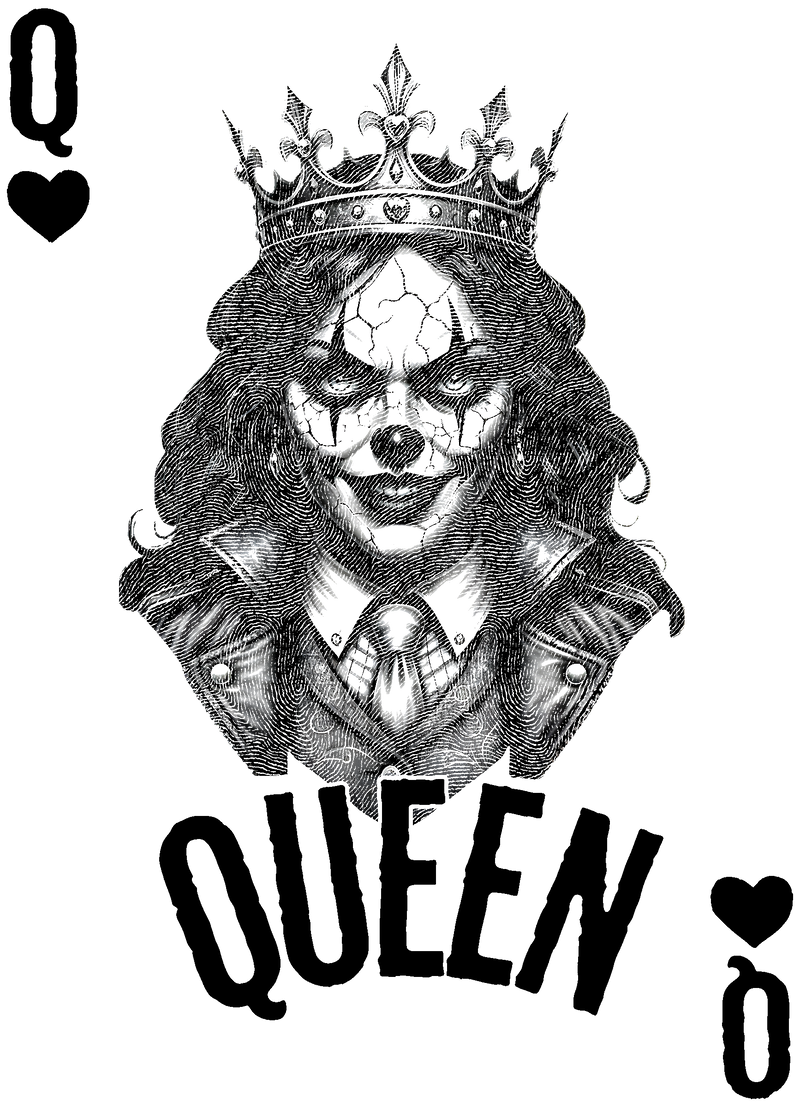 Queen Of Hearts - DTF Transfer