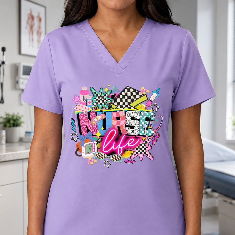 90s Vintage Retro Nurse Life - DTF Transfer