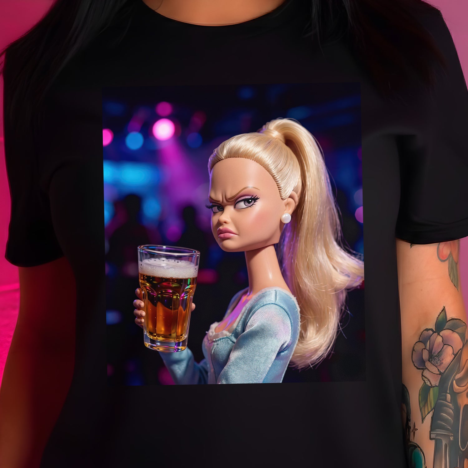 Fed Up Angry Doll - DTF Transfer