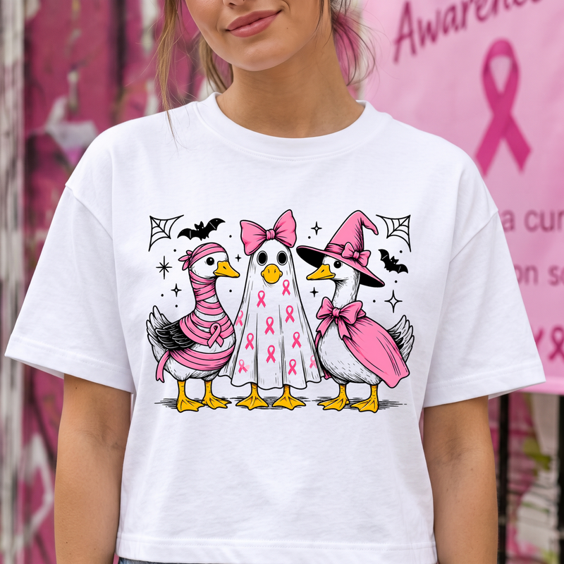 Breast Cancer Awareness Halloween DTF Transfer
