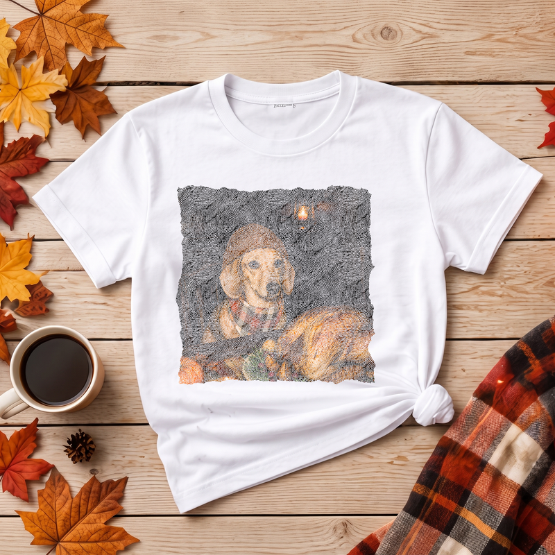 Cozy Doxie & Roasted Turkey DTF Transfer