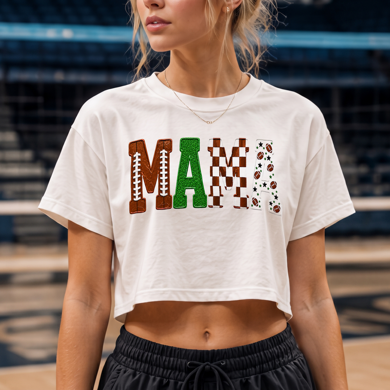 Textured Game Day Varsity Block DTF Transfer
