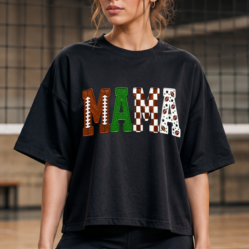 Textured Game Day Varsity Block DTF Transfer