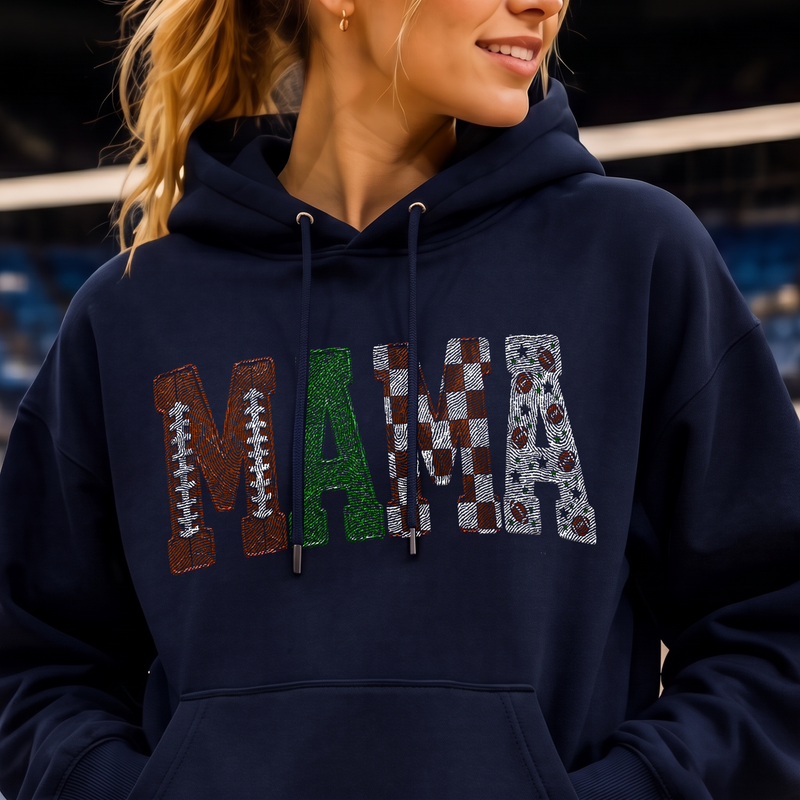 Textured Game Day Varsity Block DTF Transfer