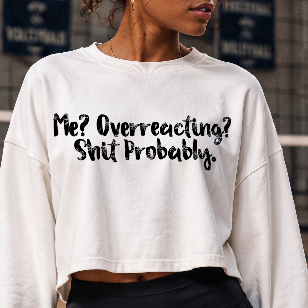 Bold Black Sarcastic Typography DTF Transfer