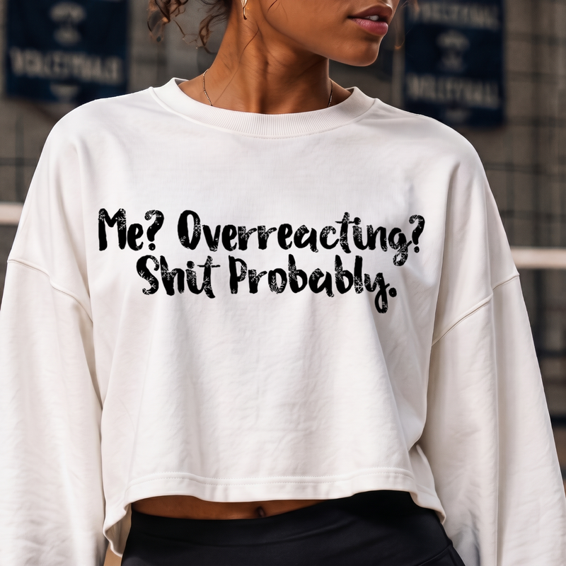Bold Black Sarcastic Typography DTF Transfer