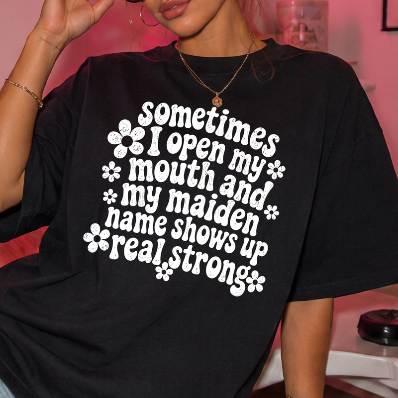 Sarcastic Attitude Typography DTF Transfer