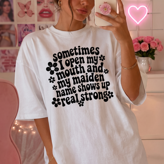 Sarcastic Attitude Typography DTF Transfer
