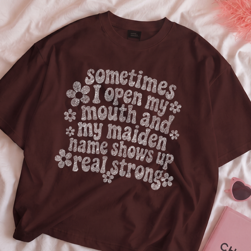 Sarcastic Attitude Typography DTF Transfer