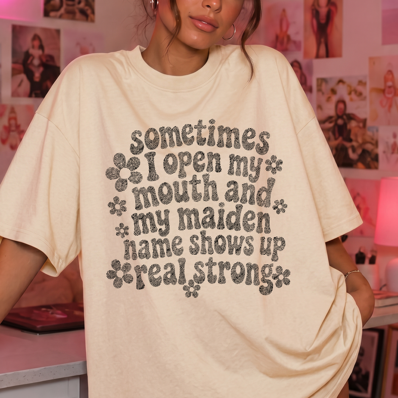 Sarcastic Attitude Typography DTF Transfer