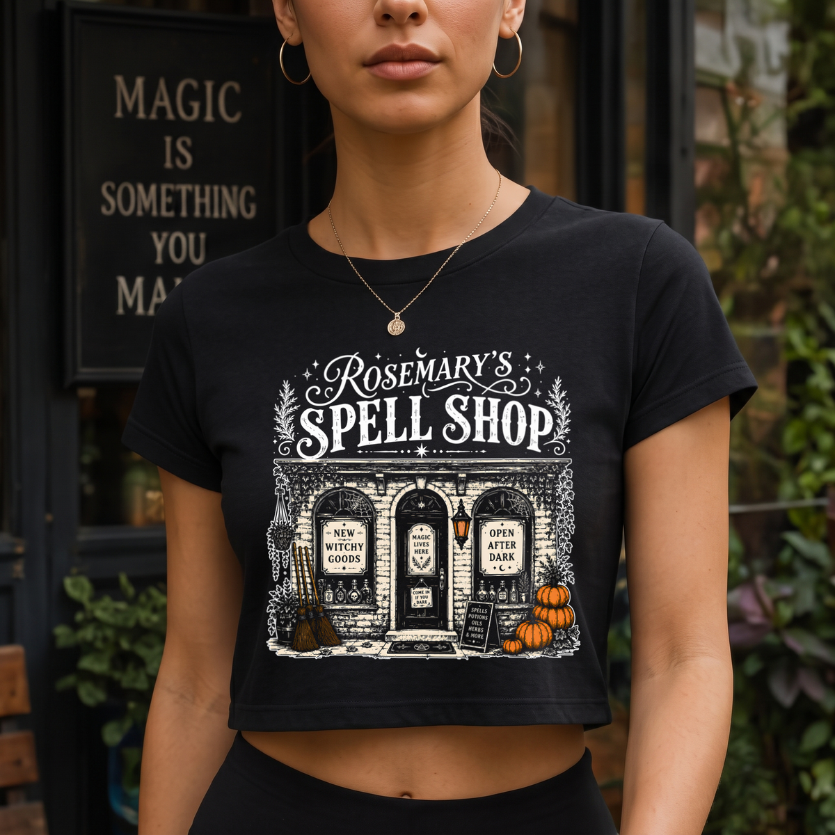 Vintage Practical Magic Storefront DTF Transfer