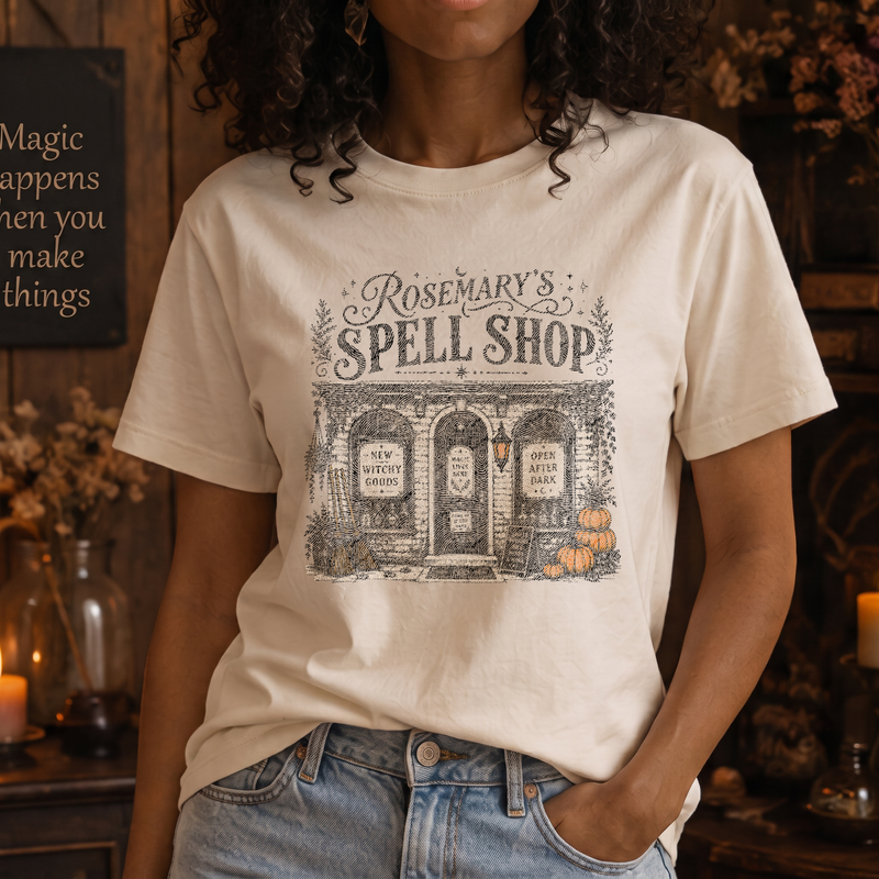 Vintage Practical Magic Storefront DTF Transfer