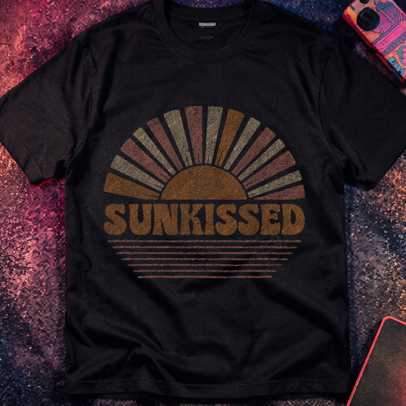 Sunkissed Retro 70s Sunset Horizon - DTF Transfer