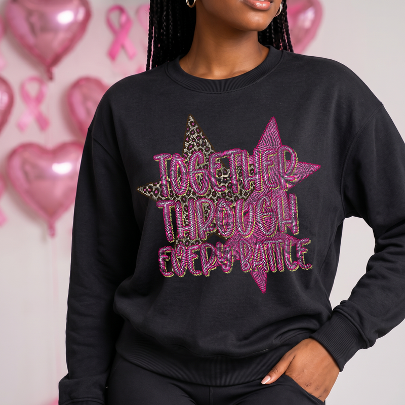 Pink Leopard Engraved Star DTF Transfer