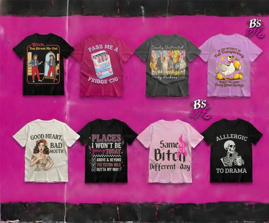 B's Pick, Ultimate Attitude - Gang Sheet - DTF Transfers