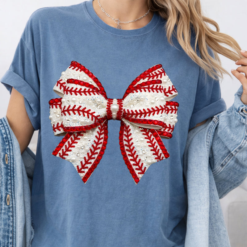 Faux Rhinestone and Beading - Grand Slam Glam - DTF Transfer