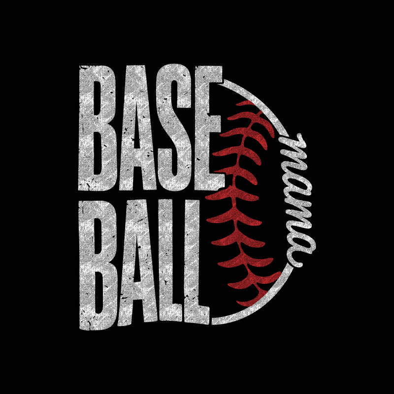 Baseball Mama, Home Run Heart - DTF Transfer