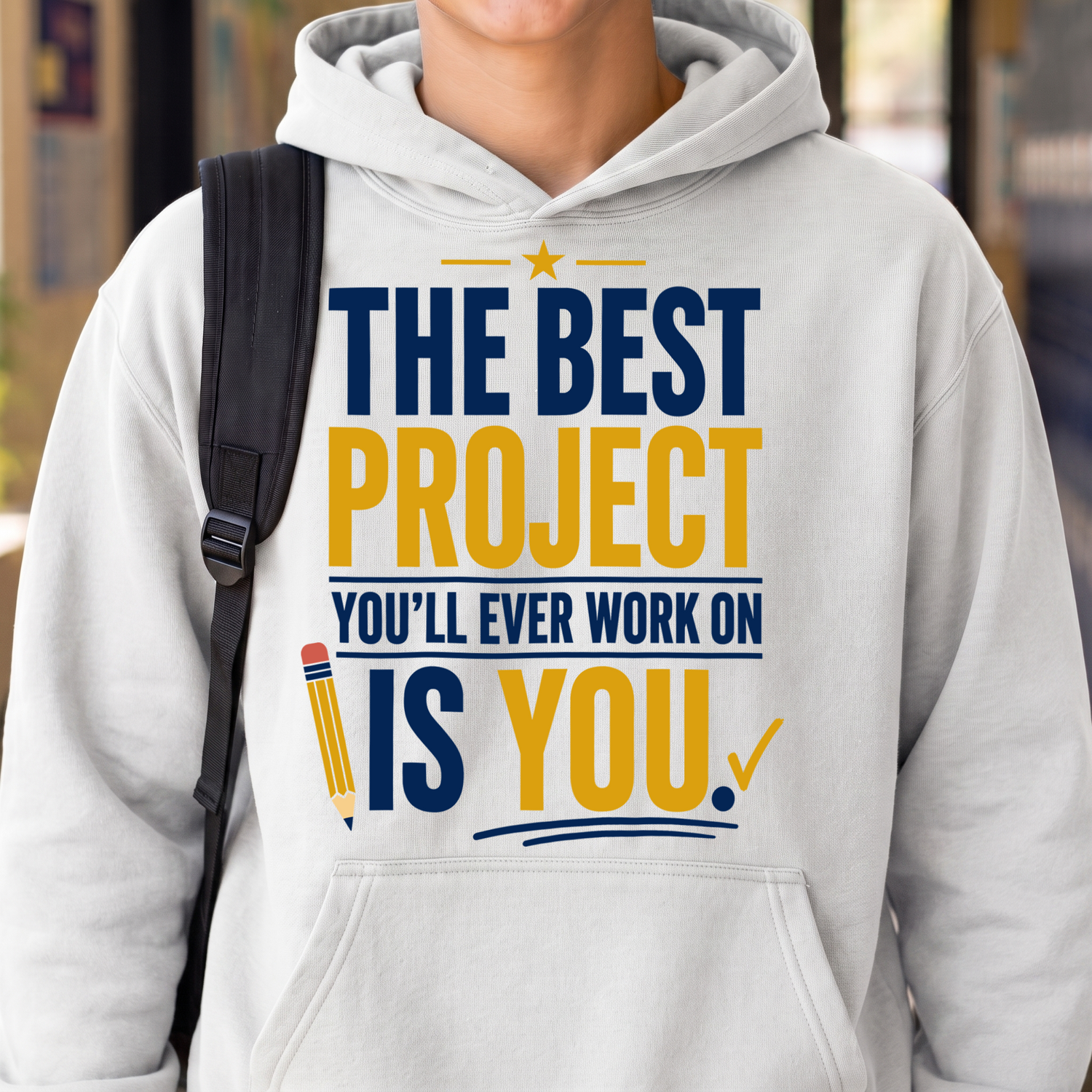 The Best Project Is You Motivation DTF Transfer