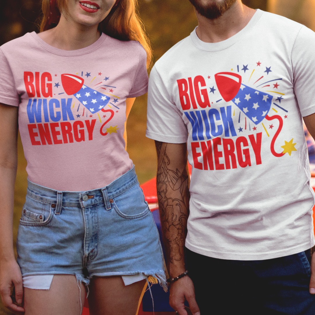 Big Wick Energy Unisex Graphic Tee - 4th of July T-Shirt