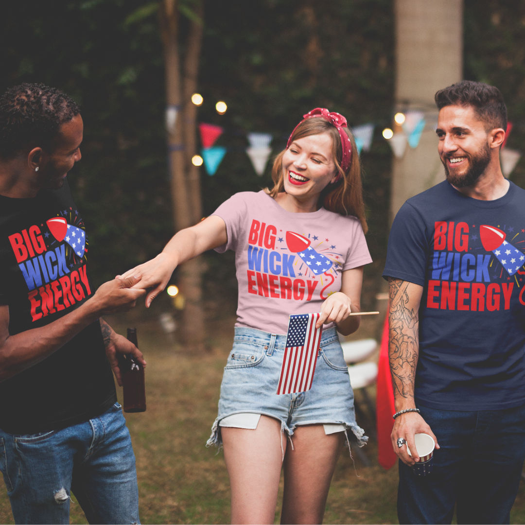 Big Wick Energy Unisex Graphic Tee - 4th of July T-Shirt