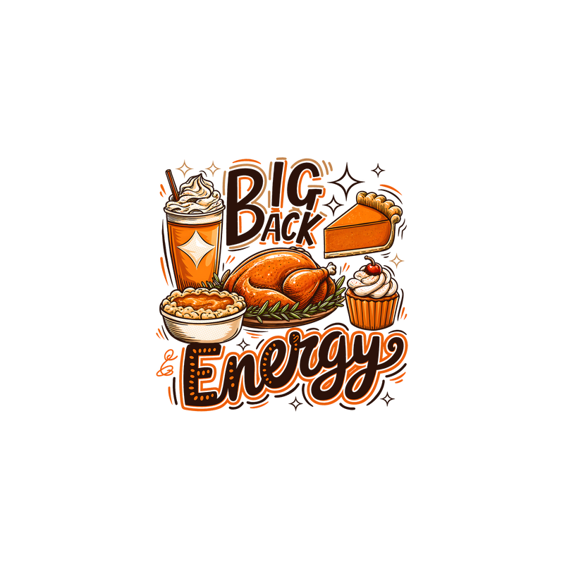Funny Thanksgiving Feast DTF Transfer
