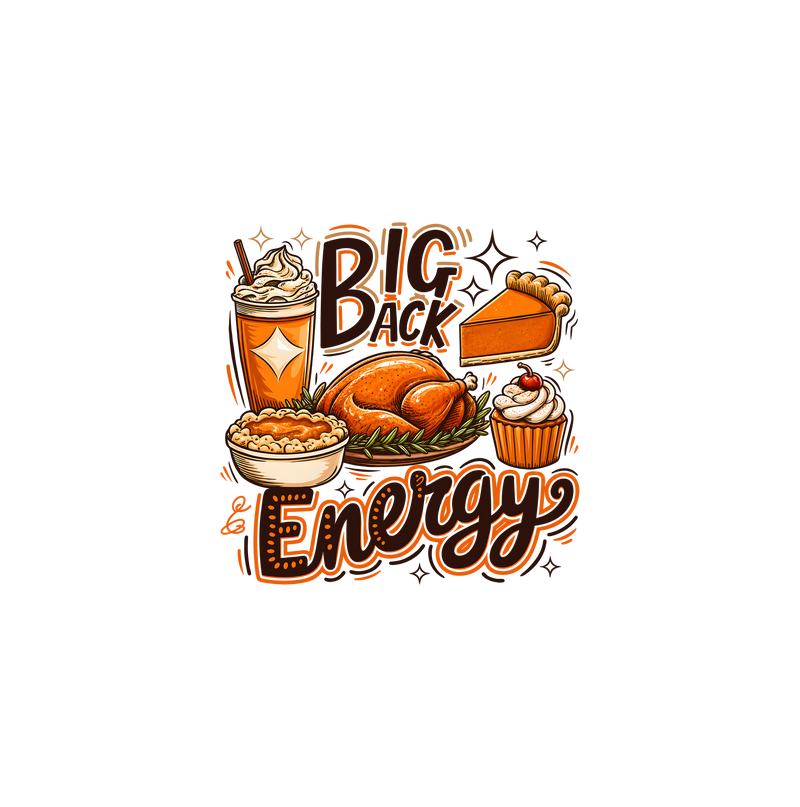 Funny Thanksgiving Feast DTF Transfer