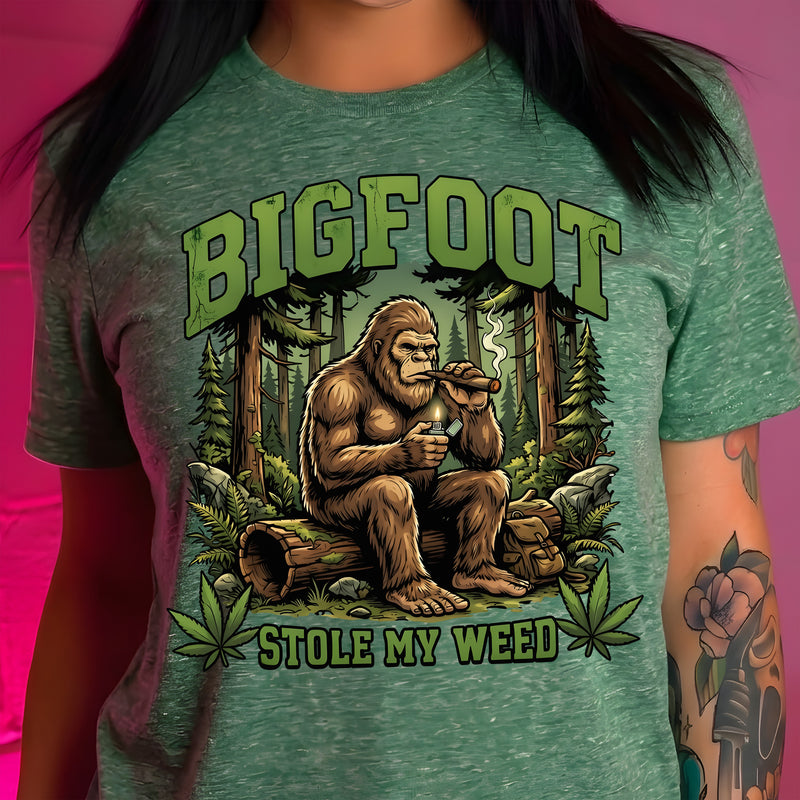 Bigfoot Stole My Weed - DTF Transfer