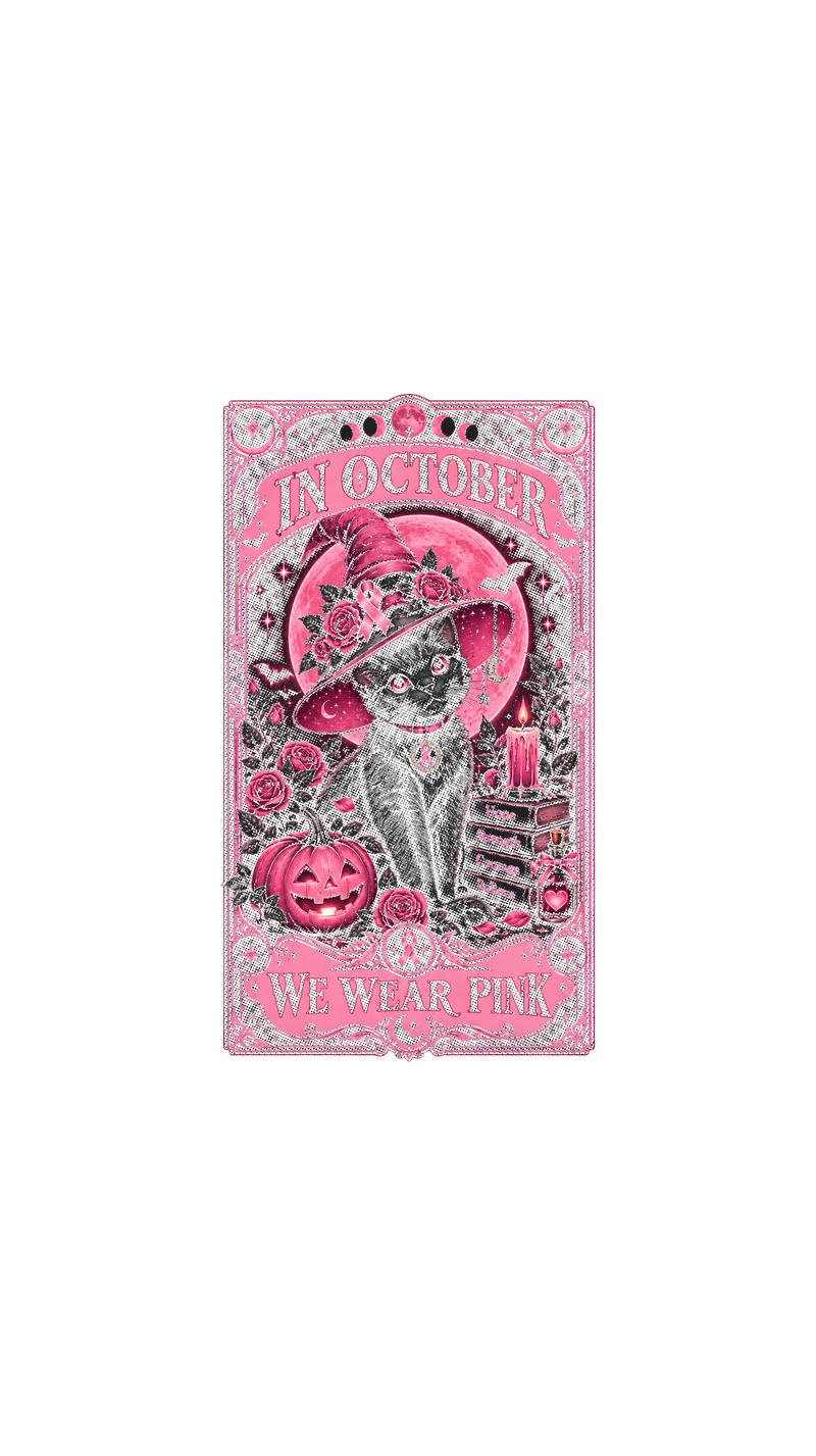 Gothic Witchy Awareness DTF Transfer