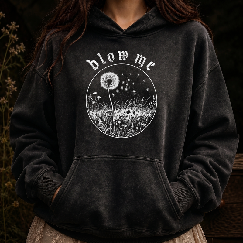 Blow Me  Dandelion  - DTF Transfer
