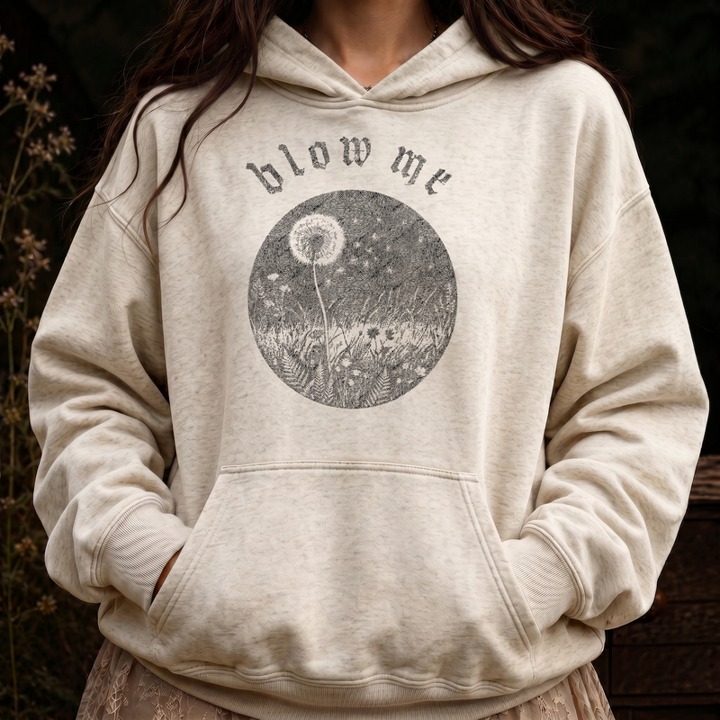 Blow Me  Dandelion  - DTF Transfer
