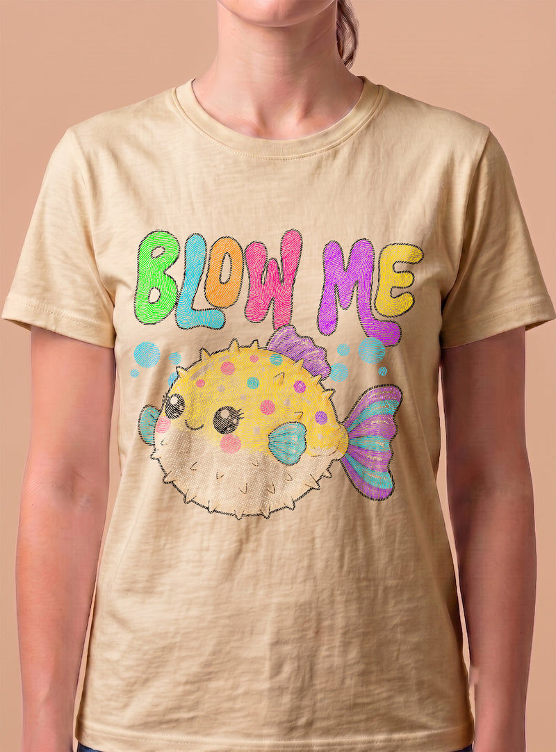 Sweet on the Outside, Savage on the Inside- Blow me DTF Transfer