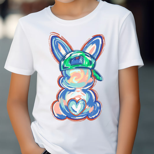 Brushstroke Bunny - DTF Transfer