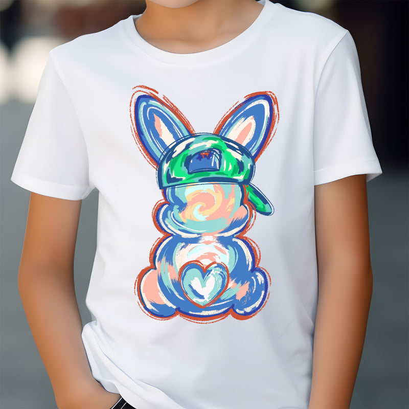 Brushstroke Bunny - DTF Transfer