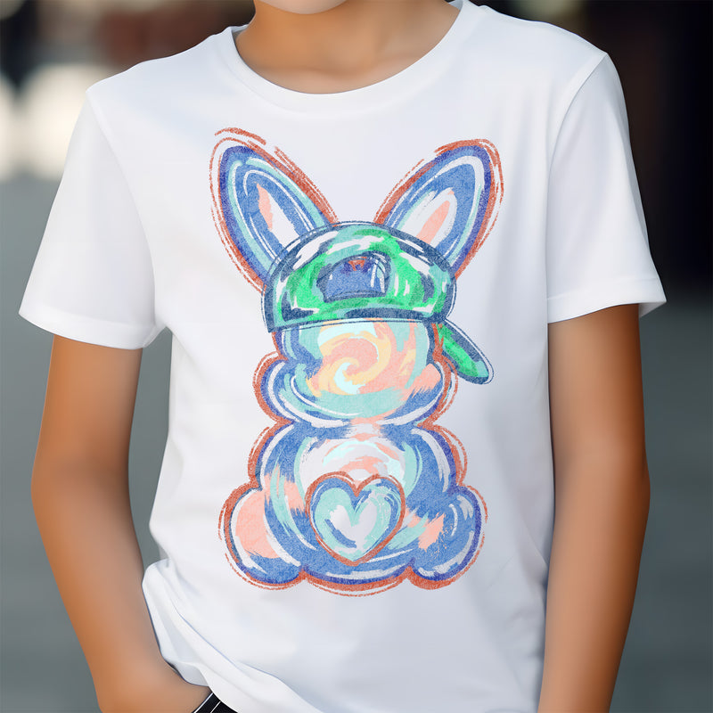 Brushstroke Bunny - DTF Transfer