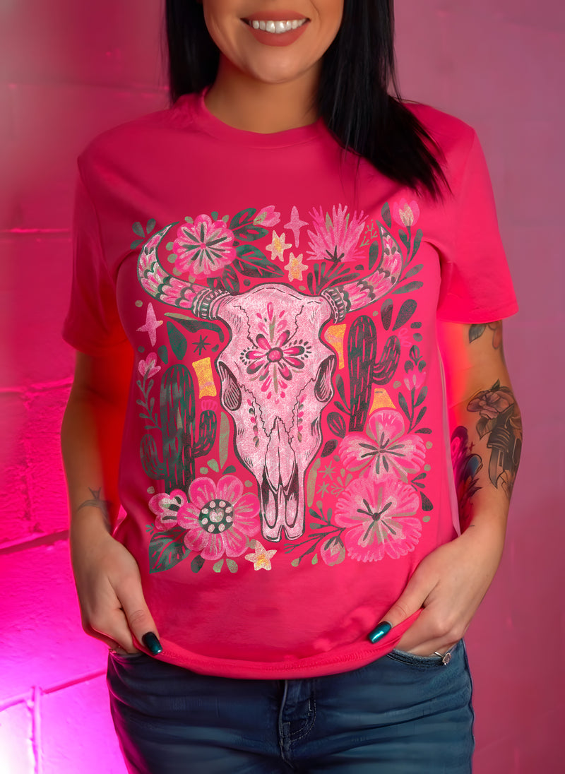 The "Boho Bull" - DTF Transfer