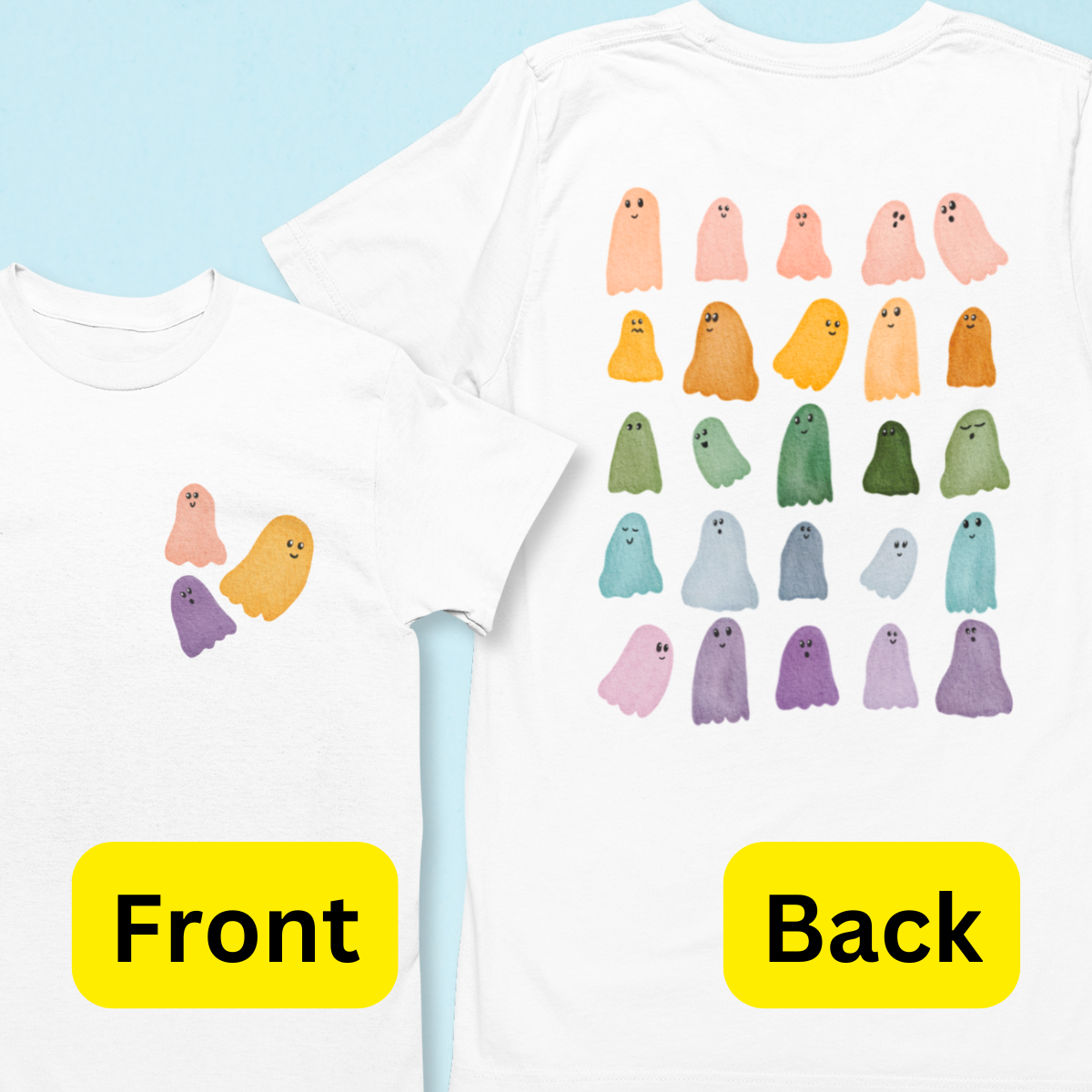 Boo Crew Pastel Halloween Shirt - Unisex Spooky Season T-Shirt for Men or Women