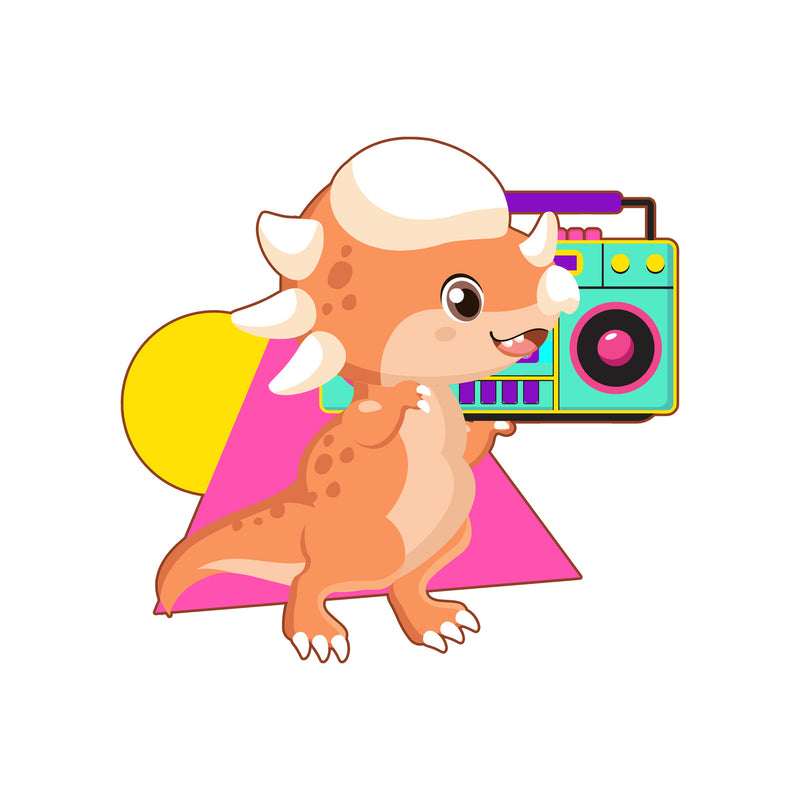 Boombox Saur - DTF Transfer
