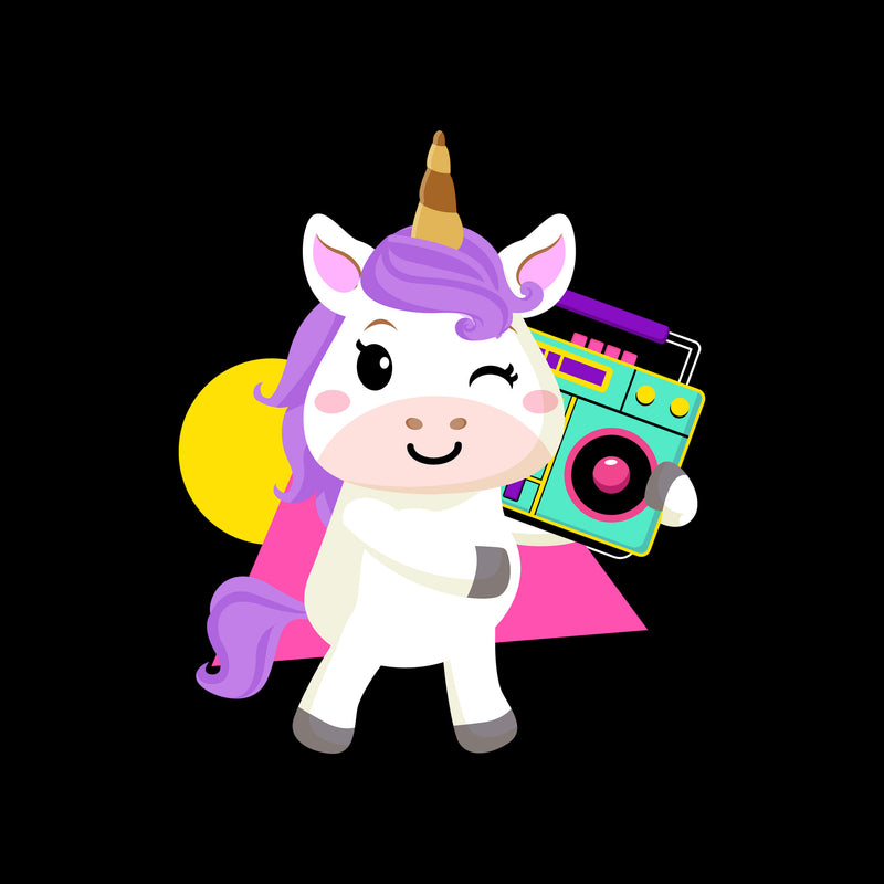 Boombox Unicorn - DTF Transfer