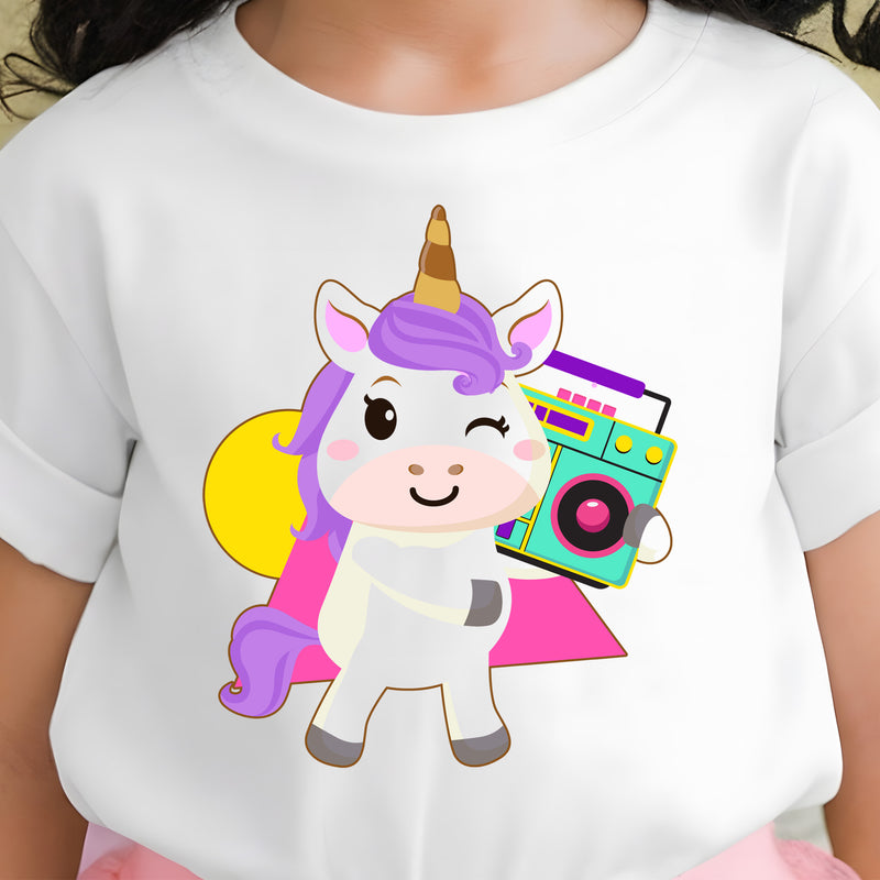 Boombox Unicorn - DTF Transfer