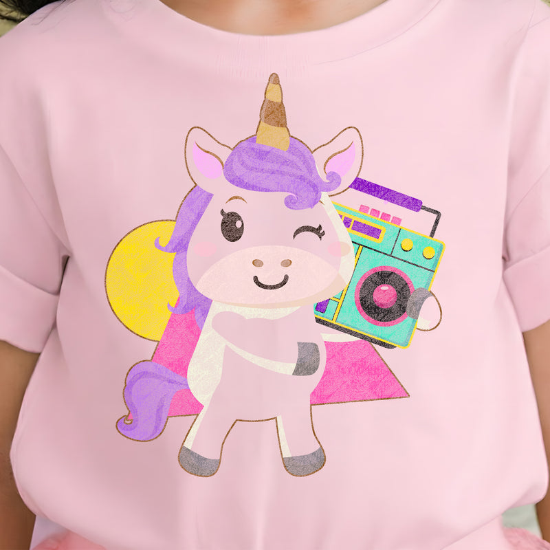 Boombox Unicorn - DTF Transfer