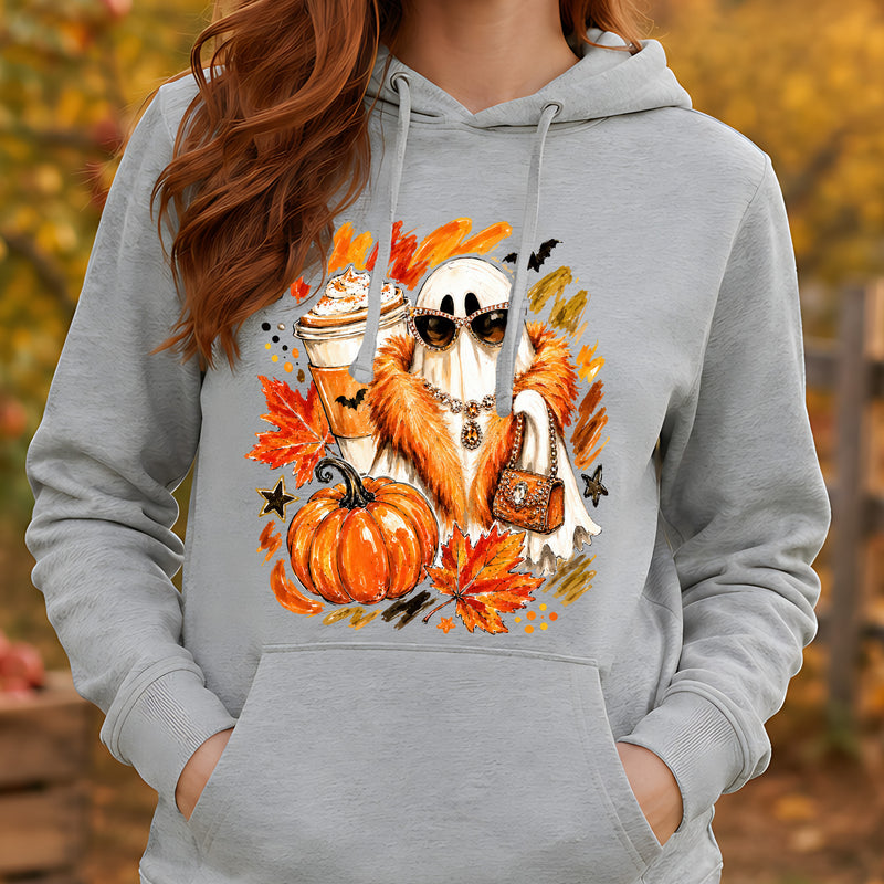 Boujee Autumn Ghost Glam Pumpkin Spice - DTF Transfer