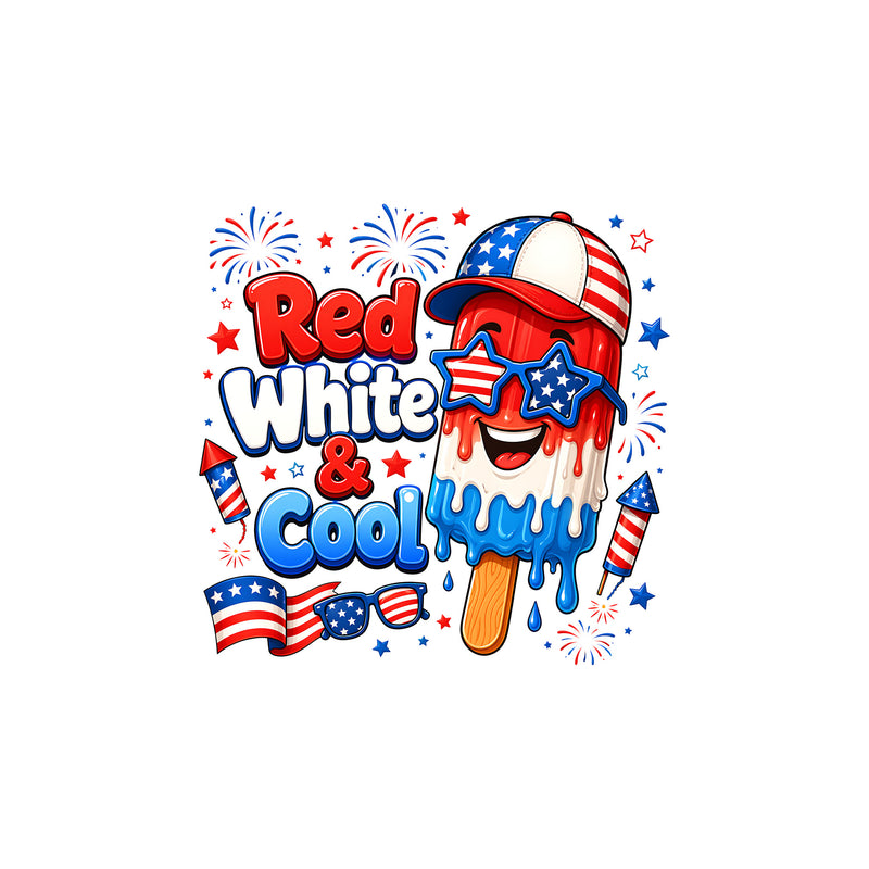 Red White & Cool - DTF Transfer
