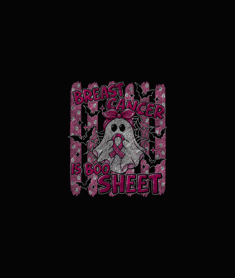Ghost Ribbon Awareness DTF Transfer