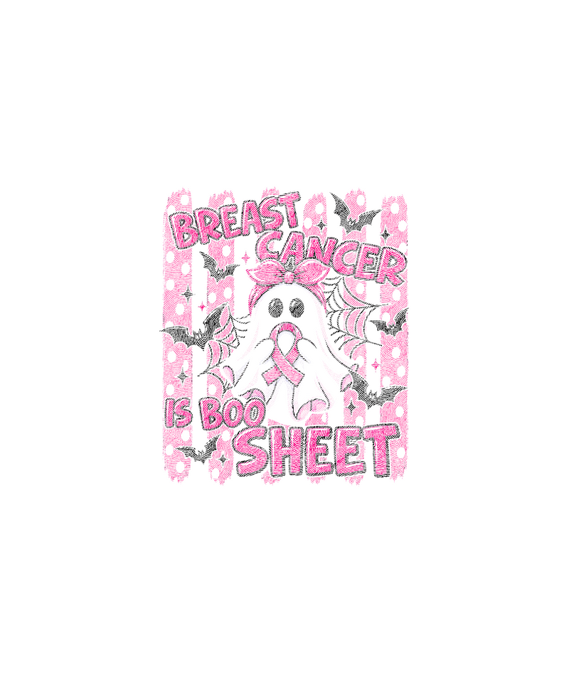 Ghost Ribbon Awareness DTF Transfer
